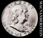 1963 Silver Franklin Half Dollar - Choice Gem Brilliant Unc  Lustrous  #L3940