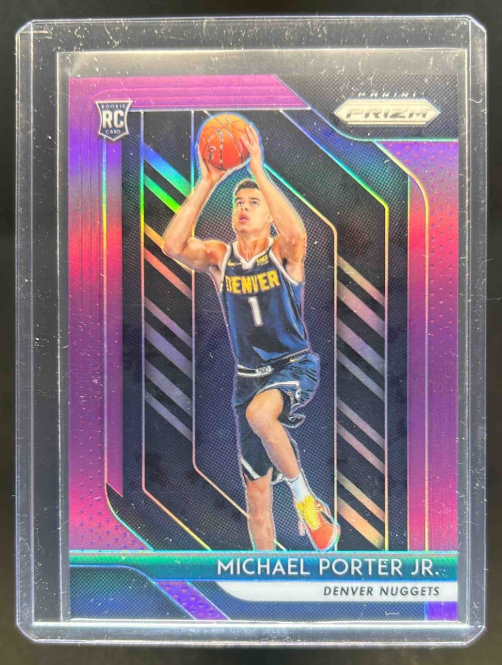2018-19 Prizm Michael Porter Jr. RC Prizms Purple Rookie #/75 Nuggets