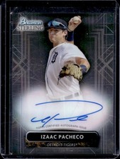 2022 Bowman Sterling Izaac Pacheco Prospect Auto Autograph #PA-IP Tigers