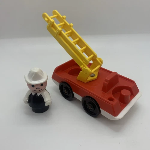 Vintage 1986 Fisher Price Little People Main Street #2500 Firetruck Replacement