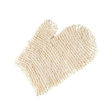 Baudelaire BA Sisal and Horsehair Glove, Bath 1 Count Pack of 1 , Natural