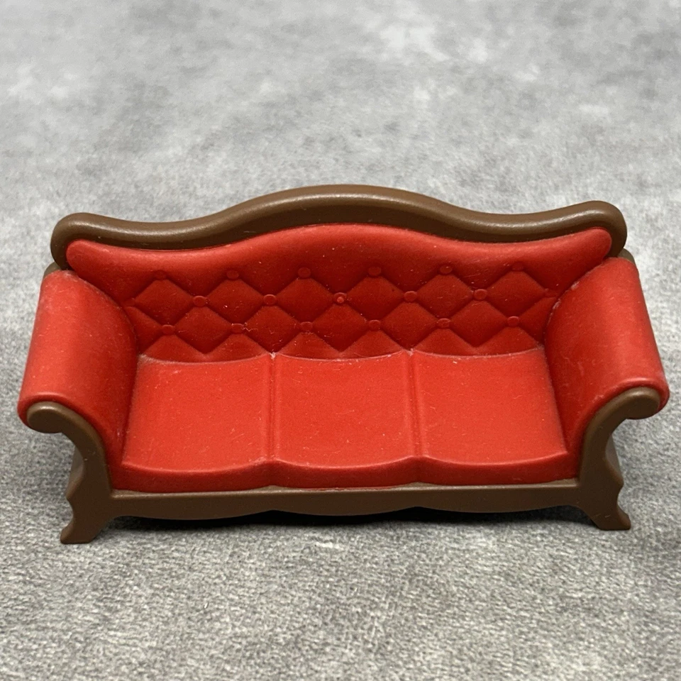 Playmobil Victorian Couch, Rug & Potted Palm-Couch has some marks - Image 2 of 4