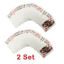 2Set Poker Cards Secret Marked See Through Playing Cards Magic Toys Magic Tricks