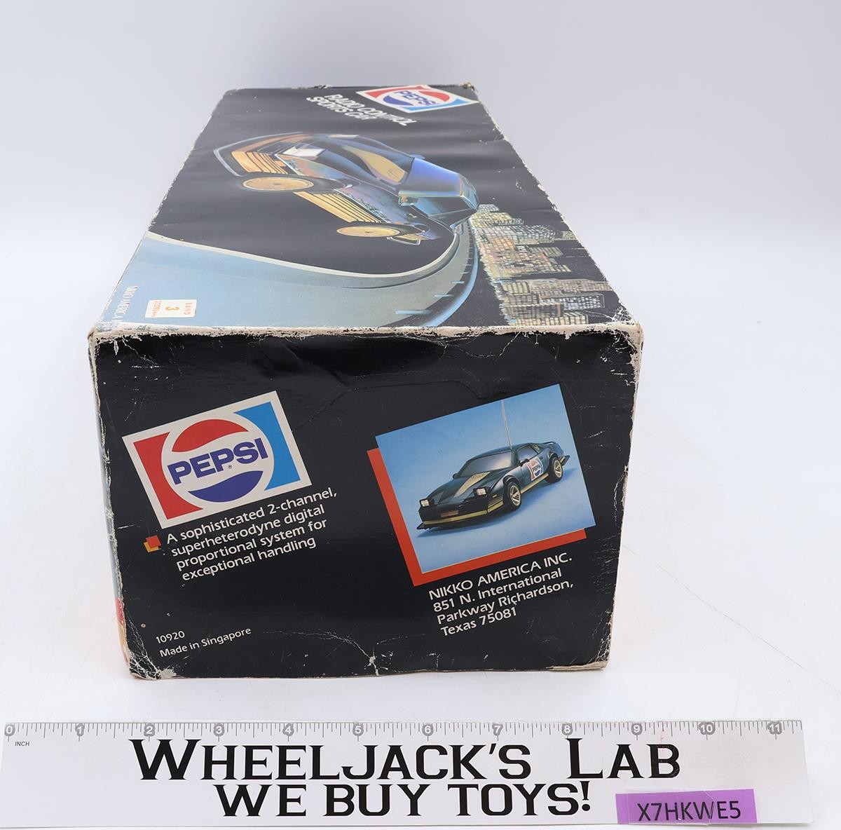 Pepsi Pontiac Firebird Trans-AM Radio Control Car RC WORKS In Box