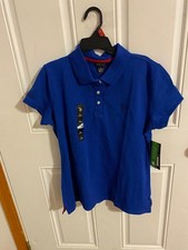 BRAND NEW BOYS SIZE LARGE U.S. POLO ASSN. ROYAL BLUE SHORT SLEEVE POLO SHIRT