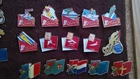 lot of pins on the Albertville Olympics