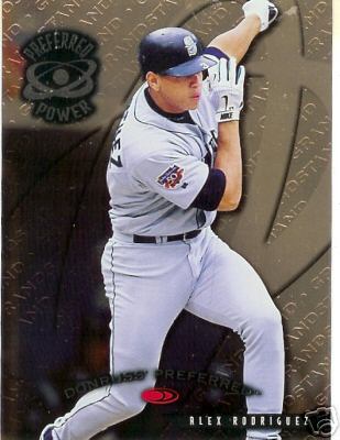 1998 Donruss Prefered Grand Stand Insert Alex Rodriguez - Picture 1 of 1