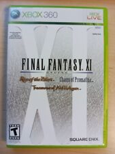Final Fantasy XI Online Microsoft Xbox 360 2006 Complete Rise of the Zilart