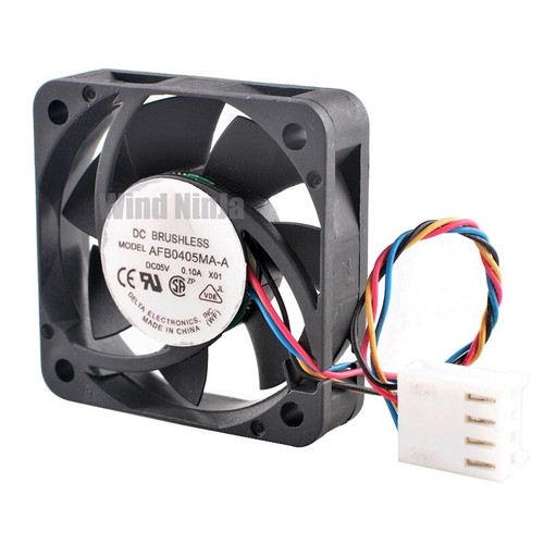 AFB0405MA-A 4cm fan 40x40x10mm DC5V 0.10A 4pin cooling fan for Raspberry Pi CPU - Picture 4 of 7