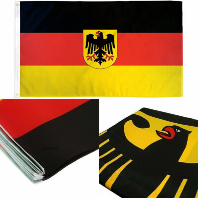 3x5 German Germany Eagle Polyester Flag 3'x5' House Banner 100 Denier Grommets