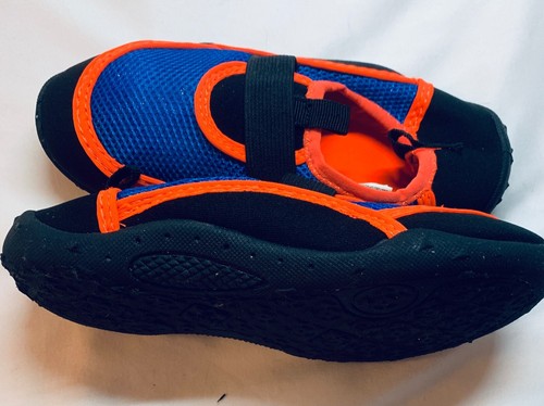 Boys Closed Toe Sandal Swim Shoes Size 13-1 Navy Blue Black Orange. B3 - Picture 7 of 7