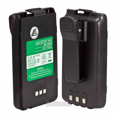 2x 9.6V 750mAh NiMh battery for Icom BP-200, BP-200H, BP-200L, BP-200M