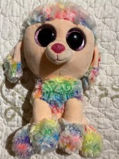 rainbow poodle beanie boo