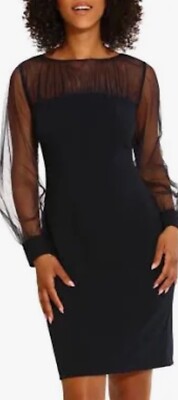 MAGGY LONDON ILLUSION DRESS/NEW WITH TAG/RETAIL$129/SIZE 6