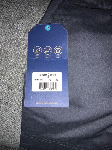 Scrubs for Women Workwear Revolution, Drawstring Scrub Pants, Soft size S/TALL - Picture 2 of 6