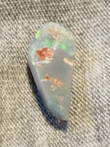 Schwarz Opal 1,2 Karat 13 x 5,5 x 3 mm Lightning-Ridge Nr 5 - Bild 6 von 7