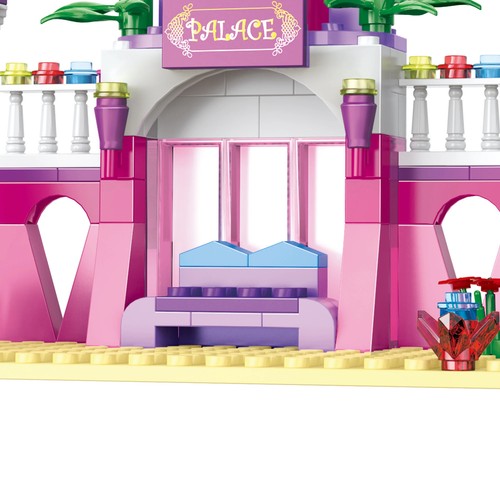 COGO Princess Castle Building Set - Pink Palace Blocks for Kids - Ideal Gift - Picture 5 of 8