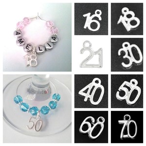 Wine Glass Charm 18th,21st