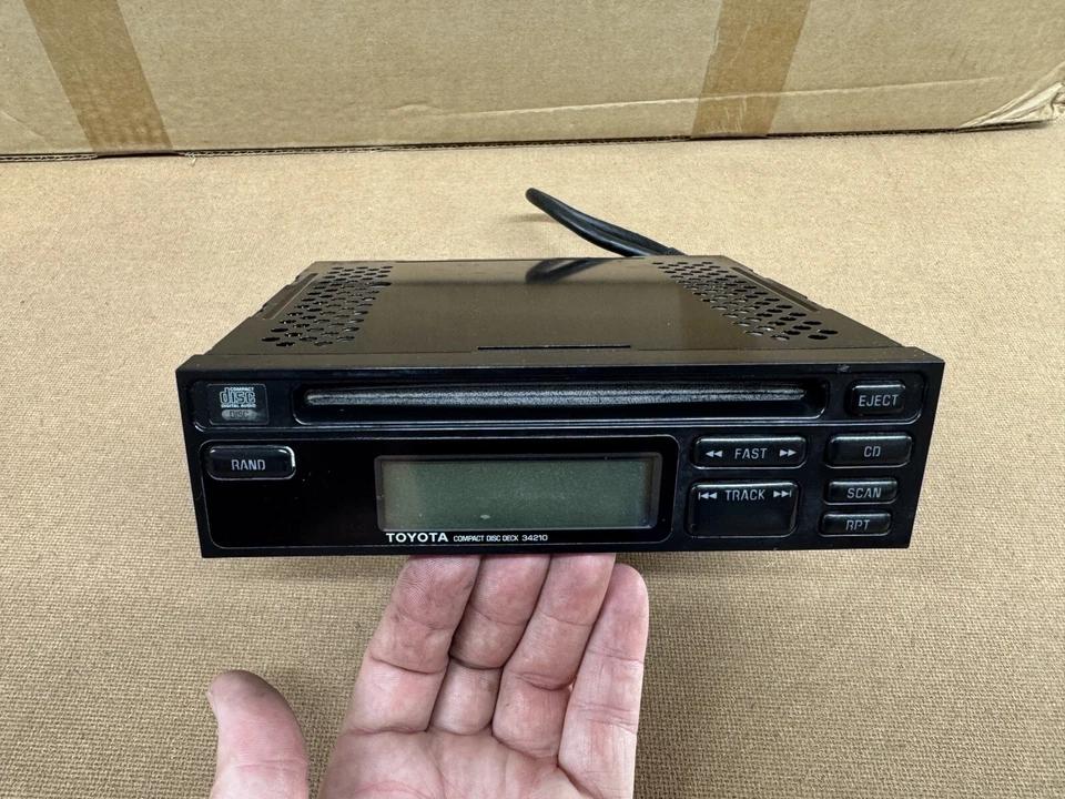 TOYOTA MR2 1991-92 OEM Stock Audio Reproductor de CD 08601-00812 Radio Estéreo Unidad principal Foto 3 de 4