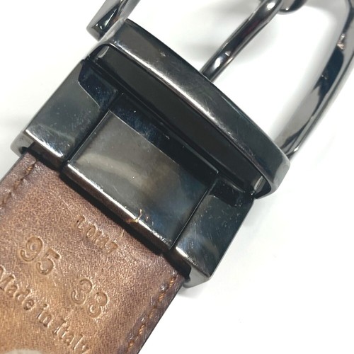 Berluti reversible calligraphic logo Accessories belt Leather Beige - Picture 9 of 12