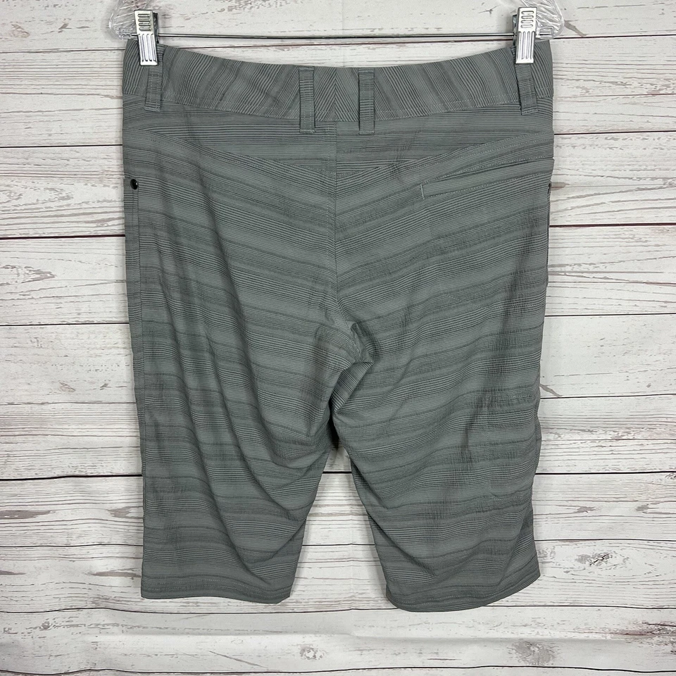 Pantalones Cortos Largos Horny Toad Para Mujer Acuífero Bragas Talla 4 Gris Secado Rápido Foto 4 de 4
