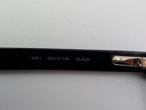 Lucky Brand Eyeglasses, Frames Only, D401, 55-17-140, Plastic, Black, Full Rim - Picture 16 of 17