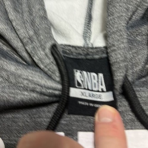 Thrashed Stained NBA Hoodie Men’s XL Activewear Sweatshirt Basketball Stained - Picture 6 of 7