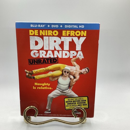 Dirty Grandpa (Blu-ray/DVD, 2015, 2-Disc Set, Unrated)