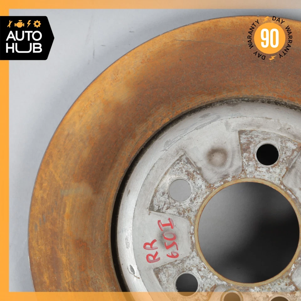 09-19 BMW F12 650i 550i 750i disco rotores de freio traseiro esquerda e direita conjunto fabricante de equipamento original - Imagem 2 de 4