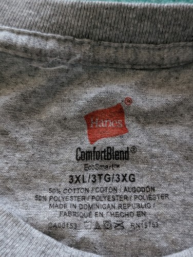 hanes t shirt Comfort Blend Grau 3xl - Bild 2 von 7