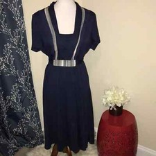 Honey Punch Tie-Waist Dress sz 1X Short Sleeves 