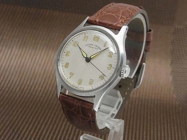 1940年代 ZENITH ゼニス ファーブル・ルーバ Wネーム 手巻き時計