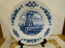 Old town clock, Halifax Nova Scotia plate, collectors series, Wood & Sons, 