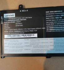 Genuine L18M3P73 Battery For Lenovo ThinkPad T490 T495 P43S T14 02DL007 SB10K976