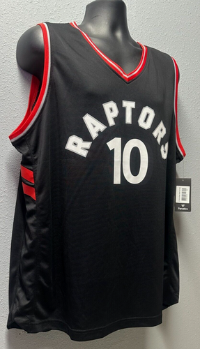 Maglia da basket NBA Toronto Raptors #10 DeMar DeRozan da uomo taglia: xl nera - Nuova con etichette - Foto 4 di 11