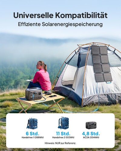 BLUETTI EB3A+PV60F 600W 268Wh Central Eléctrica Portátil LiFePO4 60W Panel Solar Viaje - Imagen 6 de 11