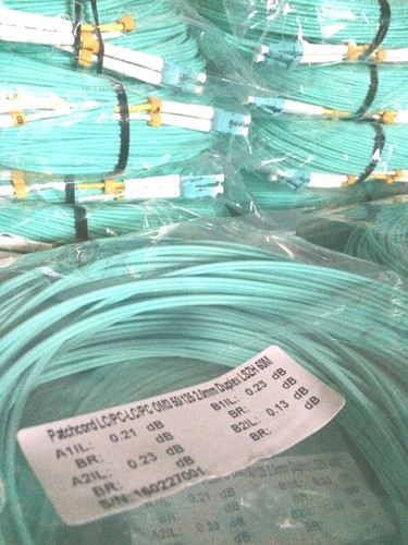 LWL Glasfaserkabel Patchkabel Fiber Optic LC-LC Duplex Multimode 20m OM3 Neu - Bild 2 von 2