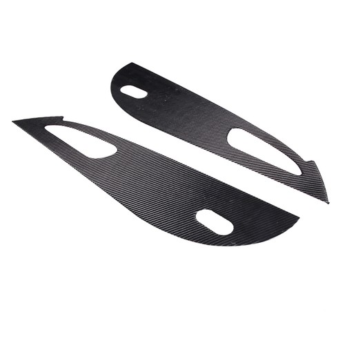 Black Carbon Fiber Interior Door Panel Trim Anti Kick For Nissan 350Z 2003-2006 - Picture 10 of 10