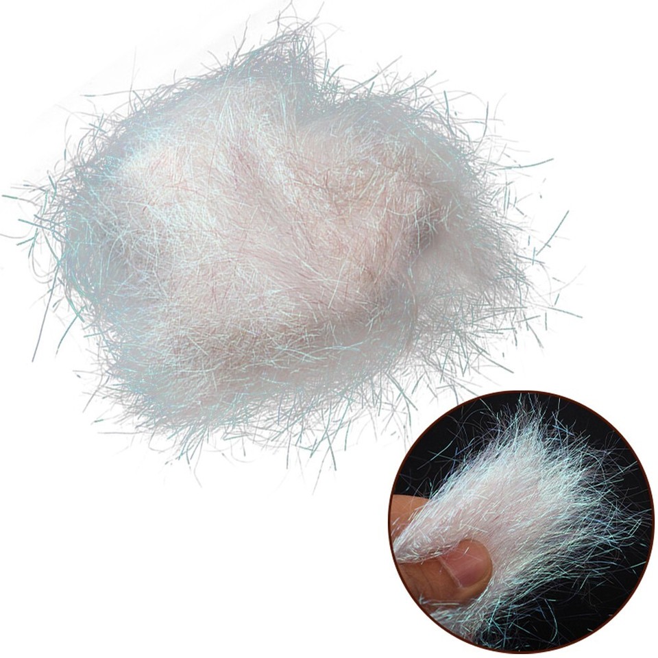 Eye Grabbing 65mm Ice Silk Fly Tying Material for Long Ice Fish