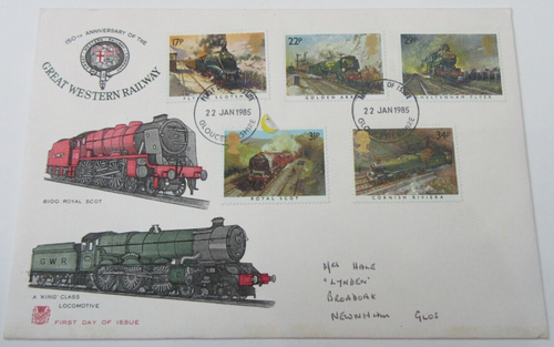 QUEEN ELIZABETH II CARS & TRAINS STAMP COVERS X 5 - PLEASE SEE PHOTOGRAPHS - Picture 4 of 6