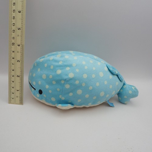D1705A Jinbei San Whale Shark San-X 2017 Plush 7" Stuffed Toy Doll Japan - 第 2/11 張圖片