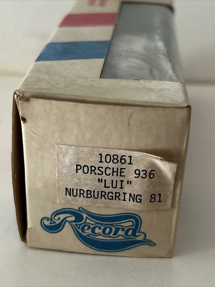 Solido Record 10861 Porsche 936 ‘LUI’ Nurburgring 81 Scala 1/43 Vintage - Immagine 3 di 4