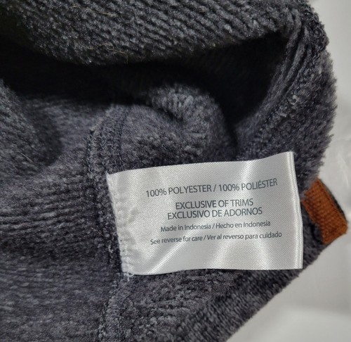 Suéter Woolrich Para Hombres XL Gris 1/4 Botón a Presión Pullover Polar Manga Larga Hombres - Imagen 4 de 6