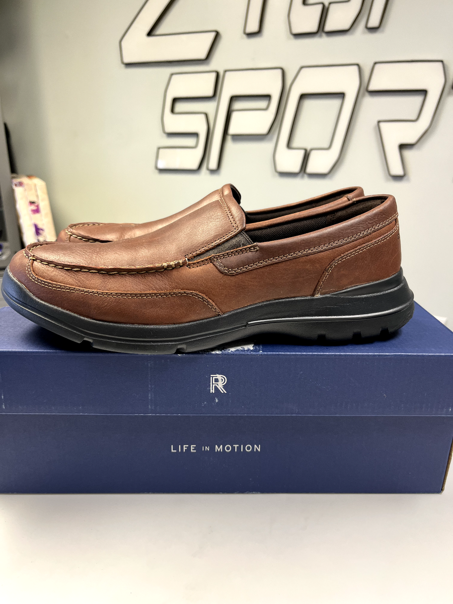 Rockport Men's Junction Point Slip on Oxford Choclate Size 11