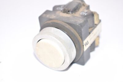 Tokyo Electric BS-1031A-11 Push Button Switch - White 600VAC 