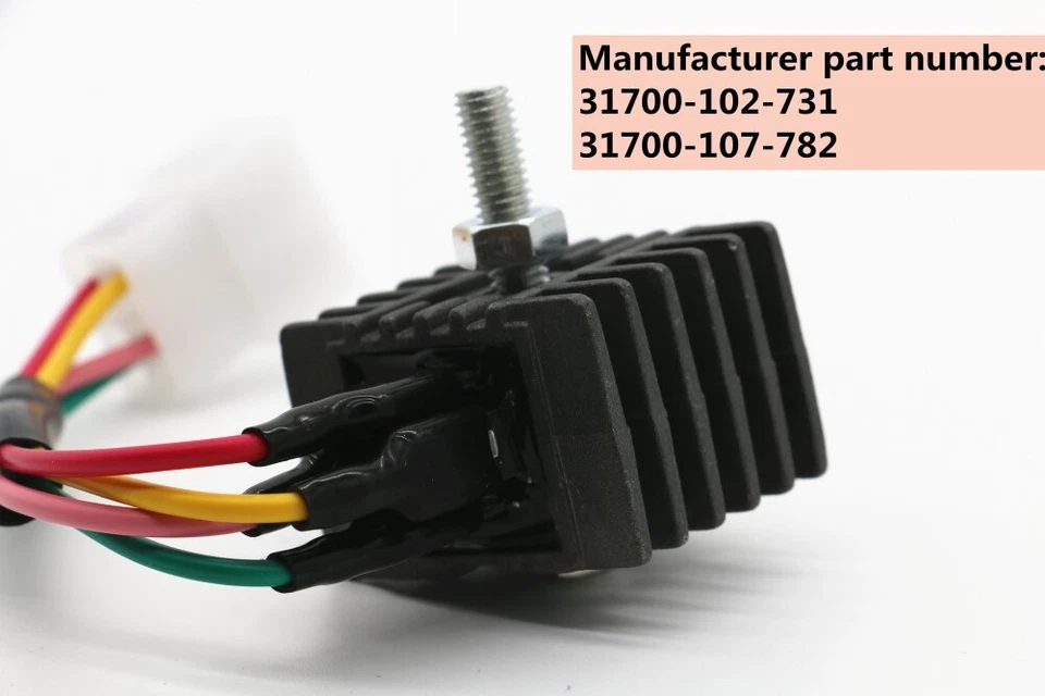 Regulador de voltaje rectificador 12V para Honda SL100 SL125 CB125 S CB125S CL125 SB100 Foto 3 de 4