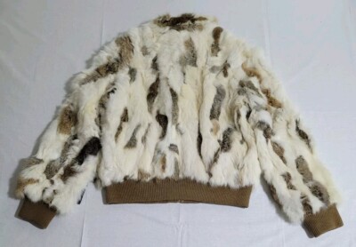 Wilsons Leather Maxima Rabbit Genuine Fur Full Zip Jacket