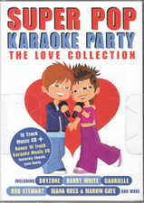 SUPER POP KARAOKE PARTY THE LOVE COLLECTION CD- NEW DVD - 16 TRACK MUSIC CD