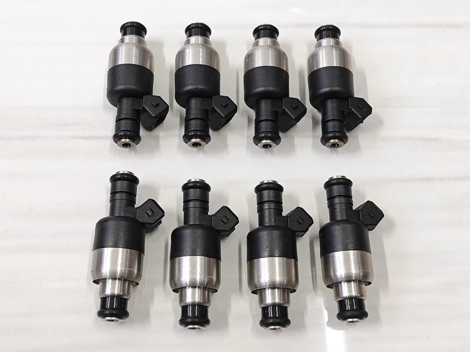 Set of 8 OEM Original FUEL INJECTORS 17109596 FOR 1996-00 CHEVROLET GMC 7.4L V8 - Imagem 4 de 4