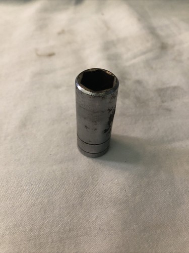 S-K Tools 1/2" 3/8" Drive Med. Deep Socket 40416 6 Point USA Made Vintage - Picture 6 of 11